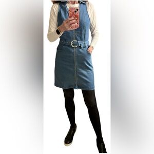 NWT Denim Jumper, boutique brand, Skies Are Blue, Size XS